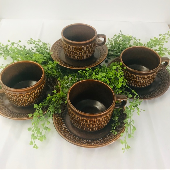 VINTAGE 🇬🇧 Wedgewood mug/saucer - 8 pieces - Picture 2 of 3